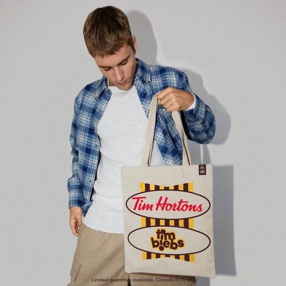 Tim Hortons x Justin Bieber Collection Tim Biebs (Tote) New! Limited Edition - Picture 3 of 4